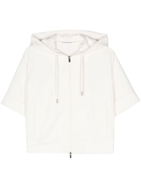 Hoodie Peserico blanc