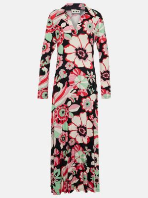 Midi haljina s cvjetnim printom od jersey Rixo