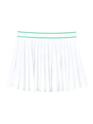 Plisované mini sukně Sporty & Rich bílé