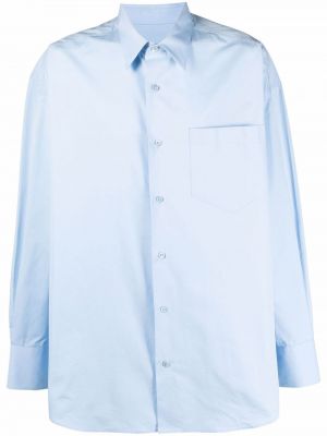 Camisa con bolsillos Ami Paris azul