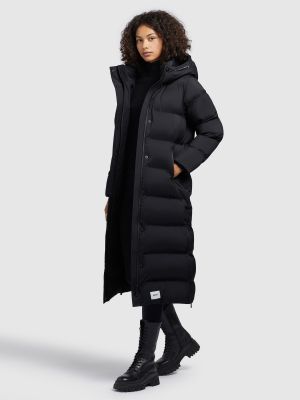 Žieminis paltas Khujo juoda