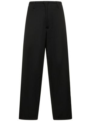 Vlněné kalhotky string Yohji Yamamoto černé