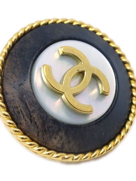 Auskari Chanel Pre-owned zelts