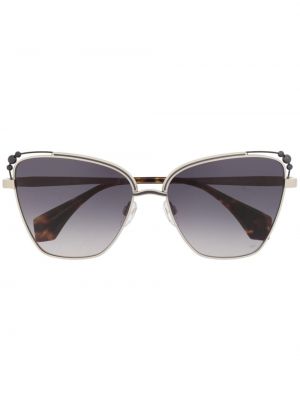 Oversize слънчеви очила с градиентным принтом Vivienne Westwood сребристо