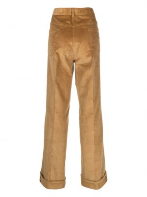 Pantalon chino Miu Miu marron