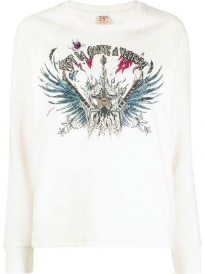 Trykt bomull sweatshirt Zadig&voltaire