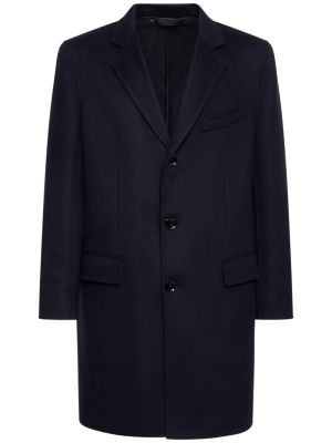 Kašmírový vlnený kabát Brioni modrá
