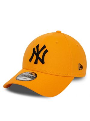 Kepurė su snapeliu New Era oranžinė