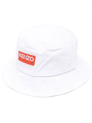 Cappello ricamato Kenzo bianco