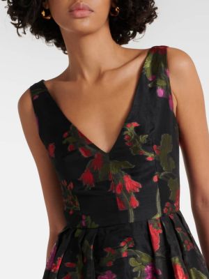 Midi haljina s cvjetnim printom Erdem