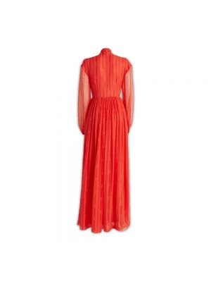 Sukienka długa Rochas czerwona