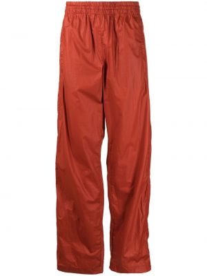 Ravne hlače Marant oranžna