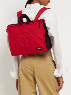Shopper kabelka z nylonu Eastpak X Telfar červená
