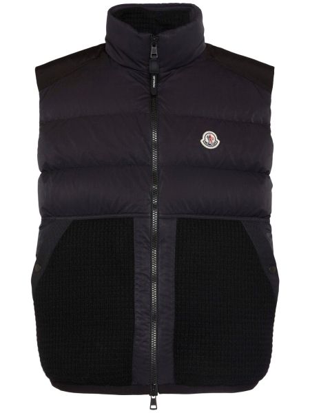 Väst i dun Moncler svart