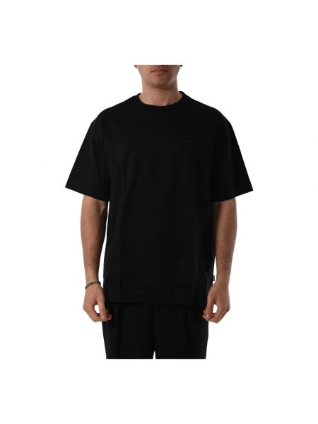 Oversize t-shirt aus baumwoll Hugo Boss schwarz