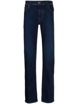 Smal skinny fit-jeans Jacob Cohën blå