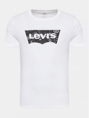 Priliehavé tričko Levi's biela