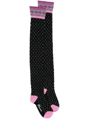 Socken mit print Noir Kei Ninomiya
