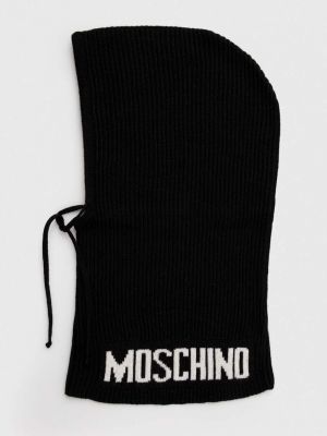 Вовняна кепка Moschino чорна