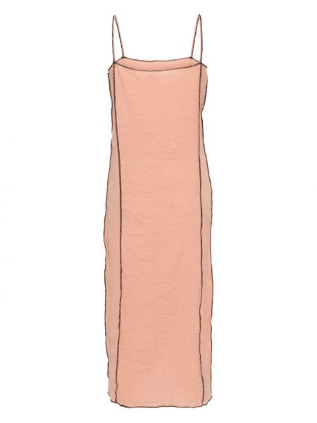 Sukienka midi Baserange różowa