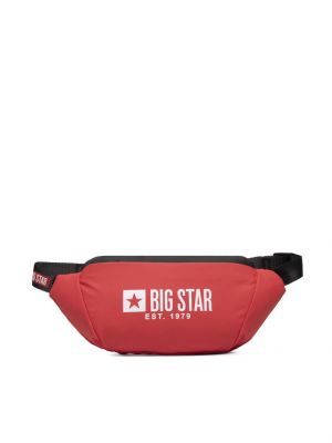 Със звездички чанта Big Star червено