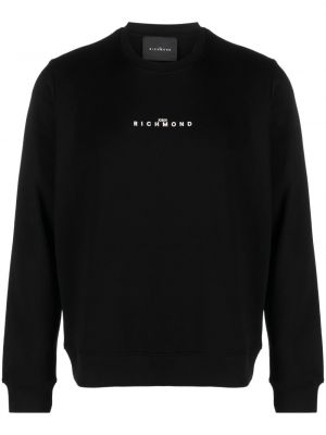 Sweatshirt aus baumwoll mit print John Richmond schwarz