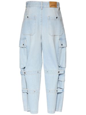 Relaxed памучни панталон с джобове Isabel Marant
