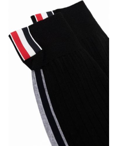 Calcetines a rayas Thom Browne negro