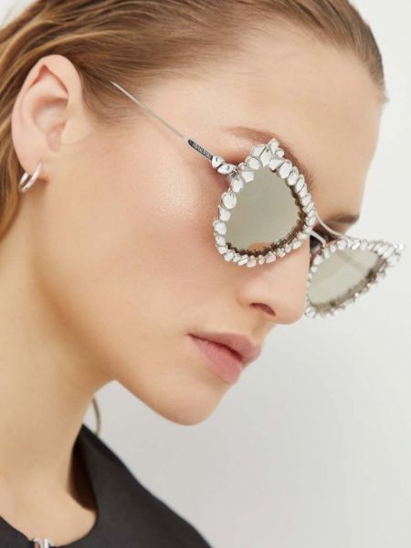 Sluneční brýle Swarovski stříbrné