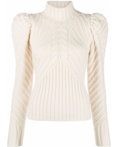 Кашмирен пуловер Zimmermann бяло