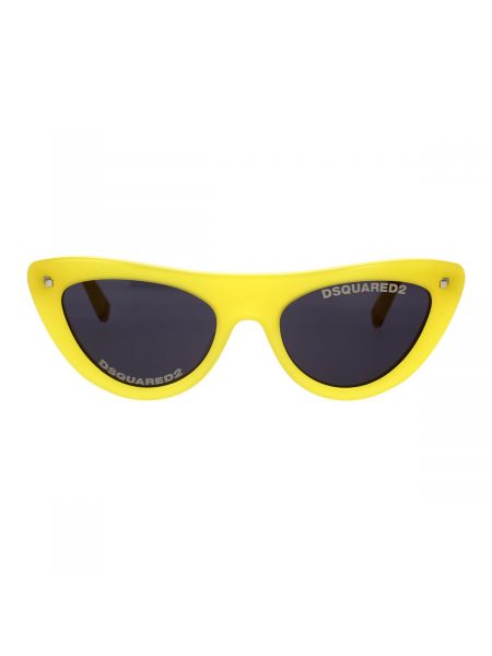 Okulary przeciwsłoneczne Dsquared żółte