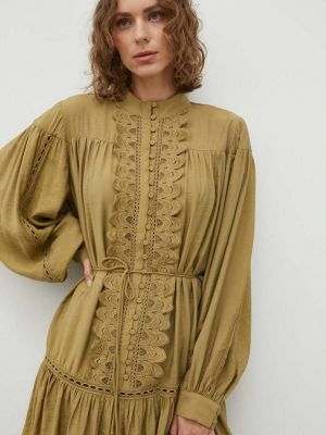 Mini haljina oversized Bruuns Bazaar zelena