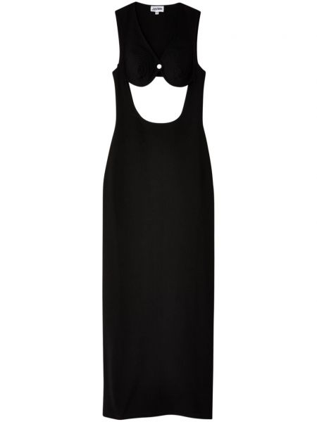 Jersey večerna obleka Jean Paul Gaultier črna