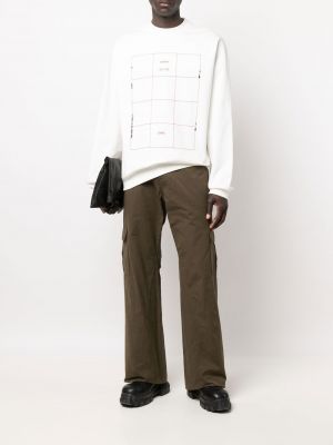 Sweatshirt aus baumwoll mit print Oamc weiß
