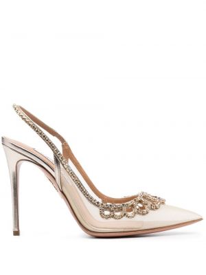 Pumpar med remmar med slingback Aquazzura