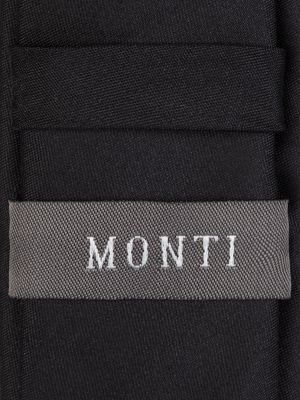 Czarny krawat Monti