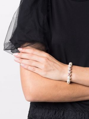 Bracelet avec perles Simone Rocha doré