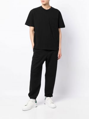 T-shirt en coton avec poches Suicoke noir