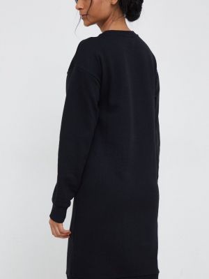 Laza szabású kötött ruha Armani Exchange fekete
