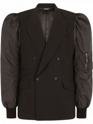 Dobbeltspent blazer Dolce & Gabbana svart