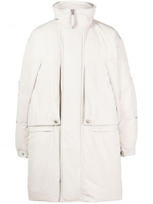 Kabát s kapucňou Studio Tomboy biela