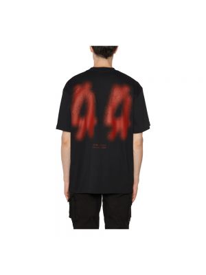 Camisa de algodón 44 Label Group negro