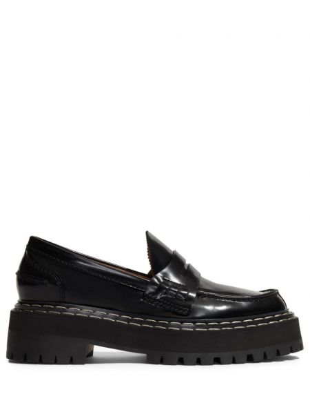 Læder loafers Proenza Schouler sort