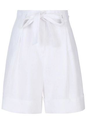 Белые льняные шорты Holy Caftan