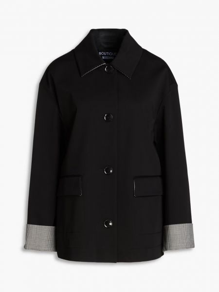 Хлопковая куртка Boutique Moschino черная
