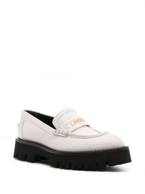Loafers en cuir chunky Moschino