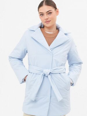 Утепленная демисезонная куртка Lab Fashion голубая