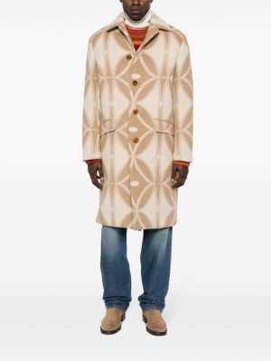 Manteau en laine à motif géométrique Etro