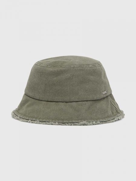Bombažni klobuk Roxy zelena