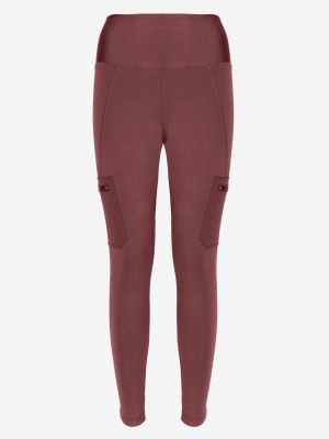 Legginsy Wrangler - Bordowy